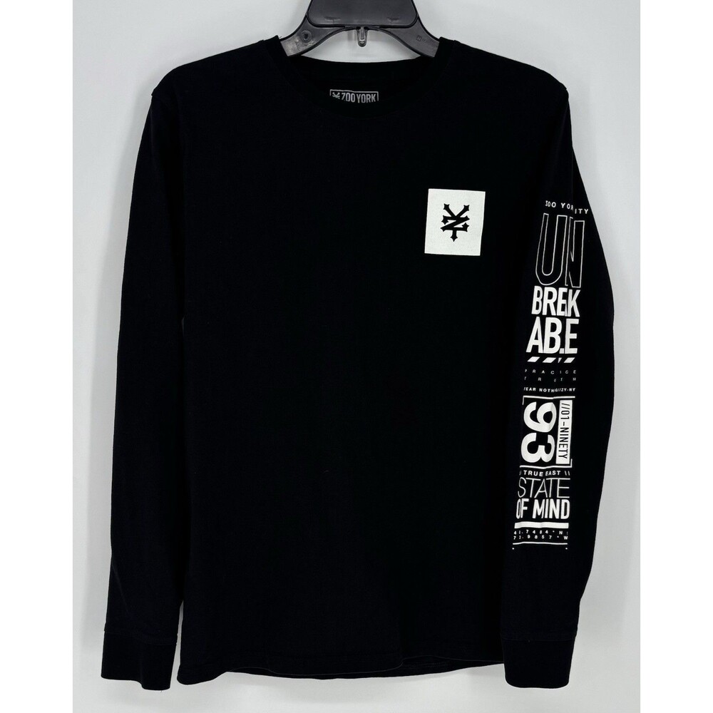 Zoo York Unbreakable 93 State of Mind Black Long Sleeve Graphic Shirt Men’s M